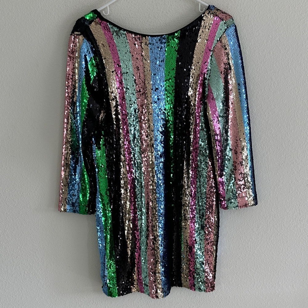 Sanctuary Over The Rainbow Sequin Dress
